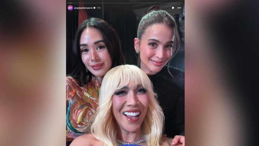 Vice Ganda Anne Curtis and Heart Evangelista