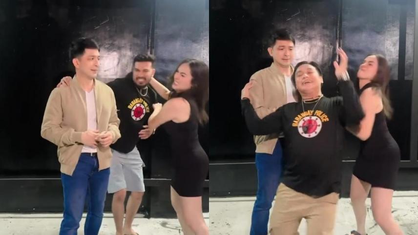 dennis trillo and jennylyn mercado with abdul and marsy