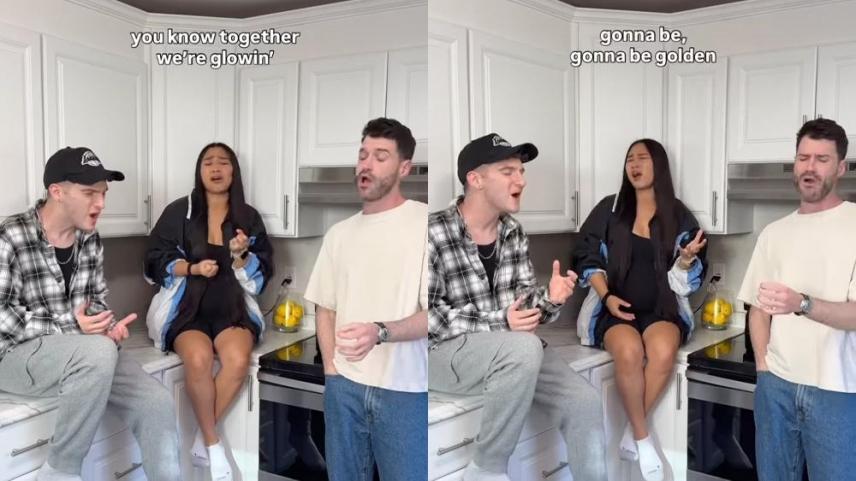 Jessica Sanchez with Jonathan Tilkin and Anthony Gargiula