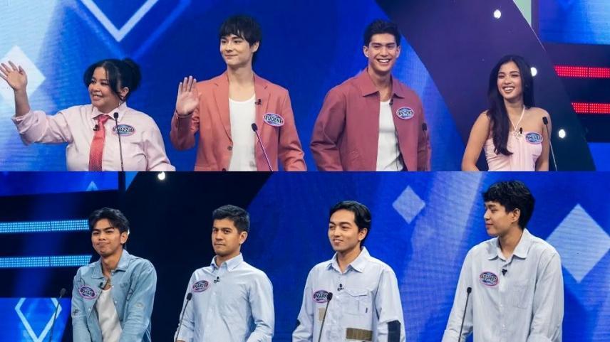 Shuvee Etrata at Anthony Constantino vs Shan Vesagas and La Sallistas in Family Feud