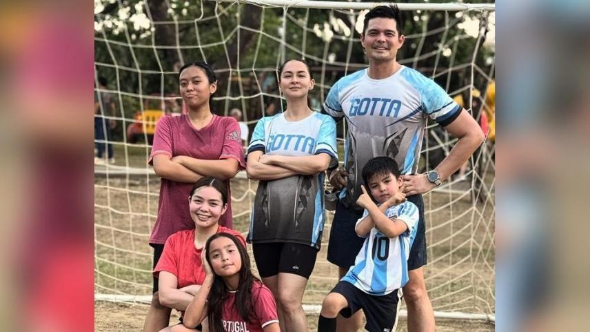 Dingdong Dantes and his family