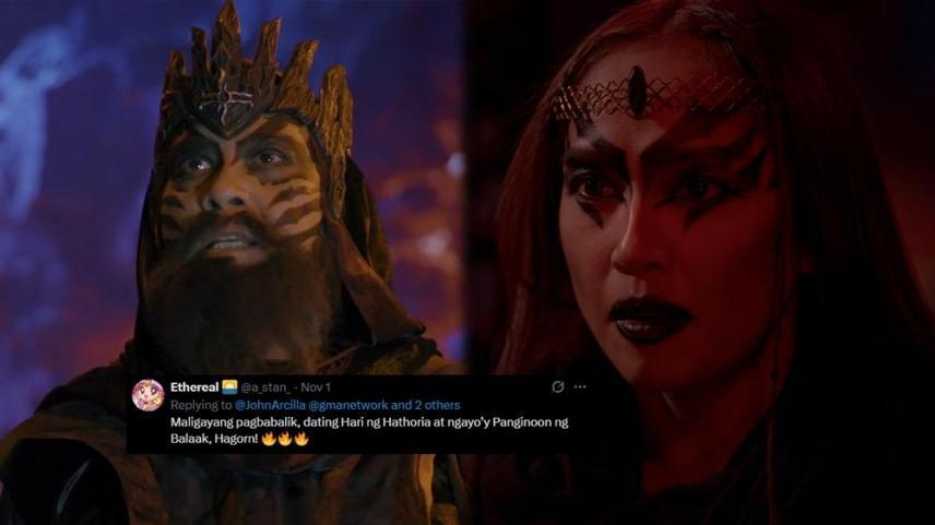 John Arcilla at Rochelle Pangilinan bilang Hagorn at Agane in Encantadia Sanggre