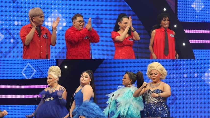 The Laughaholics and The Big Queens in Family Feud