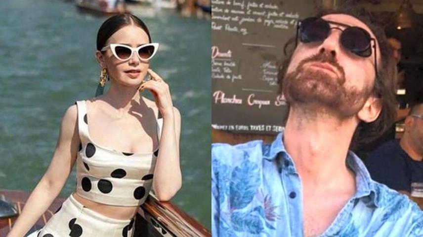  Diego Borella and Lily Collins in Emily in Paris