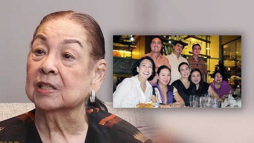 Inday Barretto, Mito, Jay Jay, Miguel, Mitch, Claudine, Gretchen, Marjorie