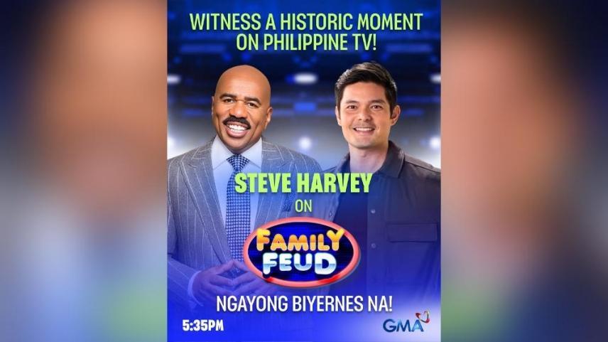Dingdong Dantes and Steve Harvey 
