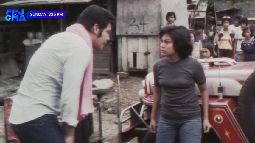 fernando poe jr fpj and superstar nora aunor in little christmas tree