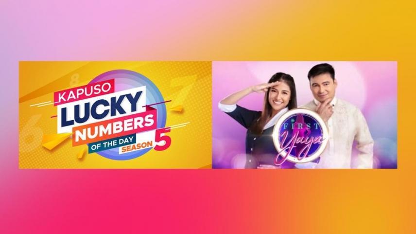 Kapuso Lucky Numbers of the Day, First Yaya