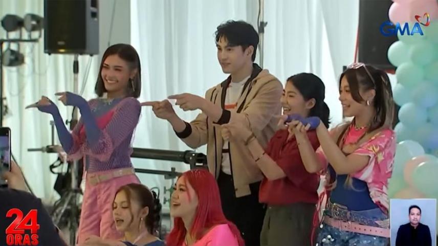 anton vinzon and therese malvar with yumi in born to shine