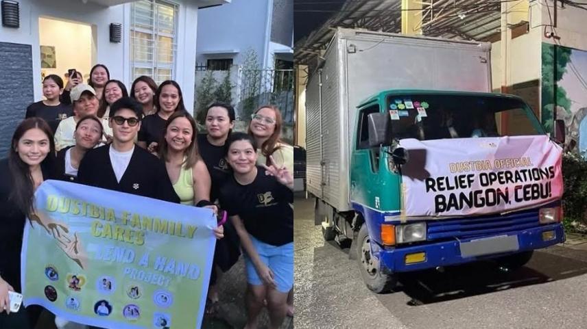 Dustin Yu fans help cebu quake victims