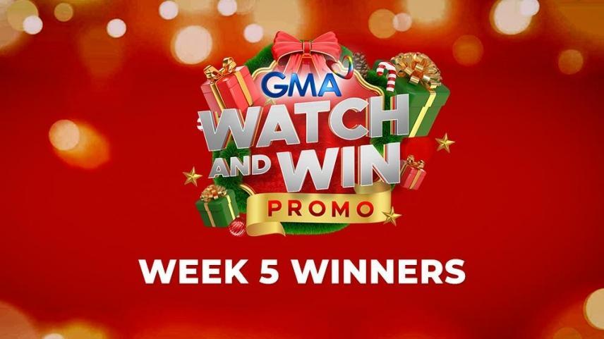 LIST: 'GMA Watch and Win Promo' Week 5 winners | GMA Entertainment