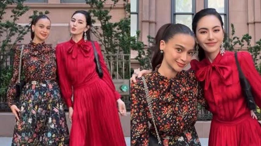 Anne Curtis and Davika Hoorne in New York