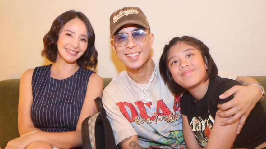 katrina halili and kris lawrence with their daughter katie