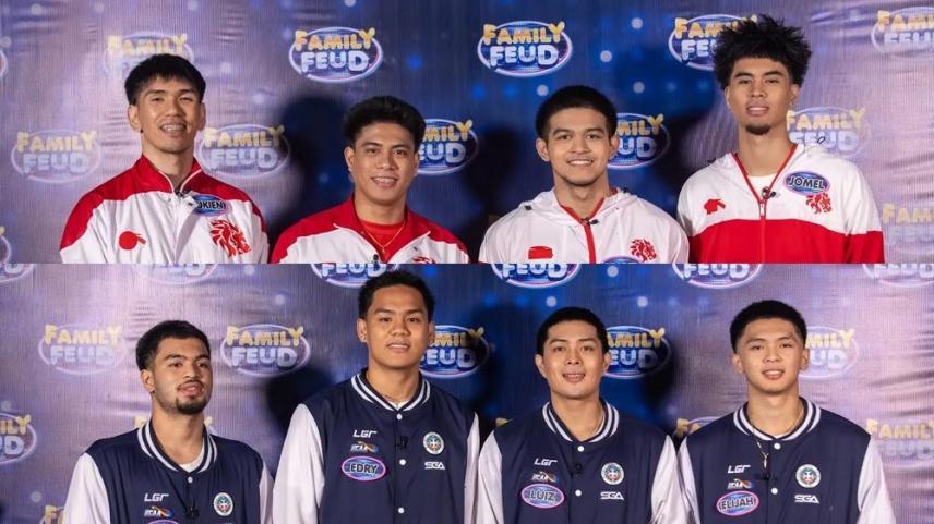 San Beda Red Lions and Letran Knights in Family Feud