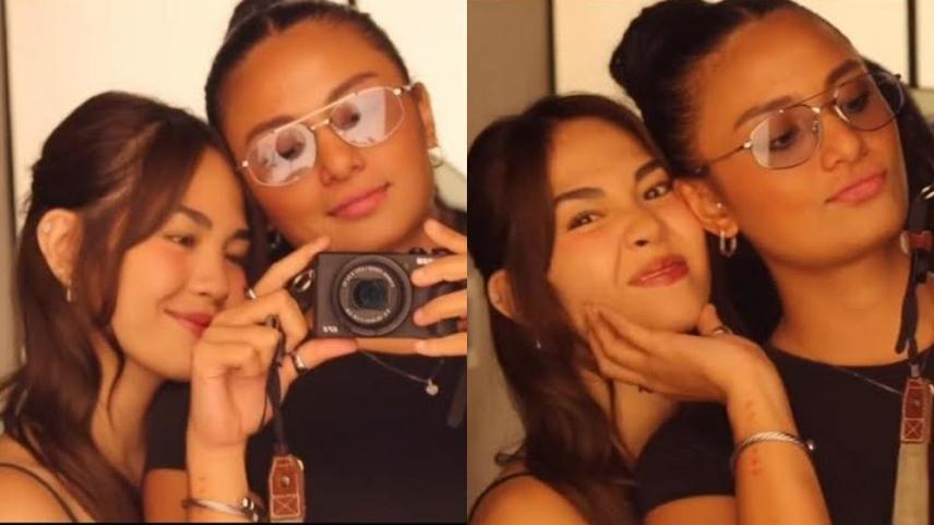 Klea Pineda and Janella Salvador 