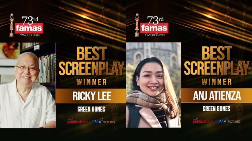 Ricky Lee and Anj Atienza