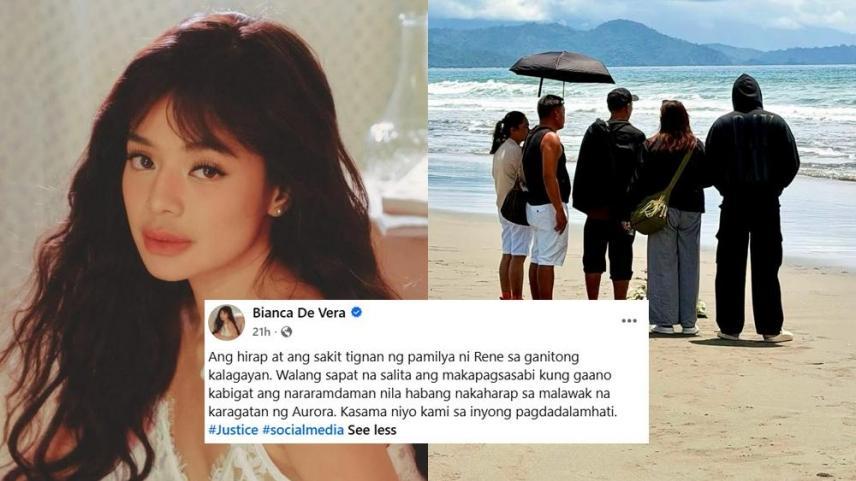 Bianca de Vera affected by Rene Baterbonia death