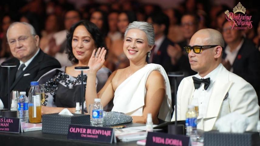 precious lara quigaman sporting white hair in bb pilipinas 