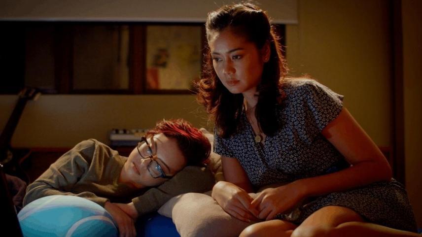 rachel coates and mica javier in songs for selina