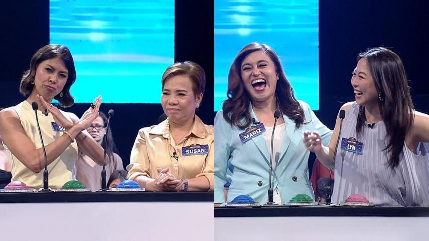 Suzi Entrata and Susan Enriquez, Mariz Umali and Lyn Ching