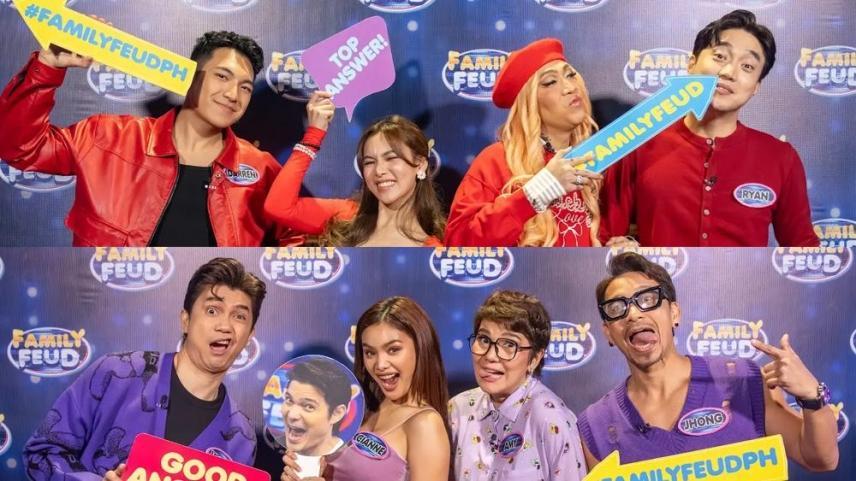 Its Showtime hosts in Family Feud