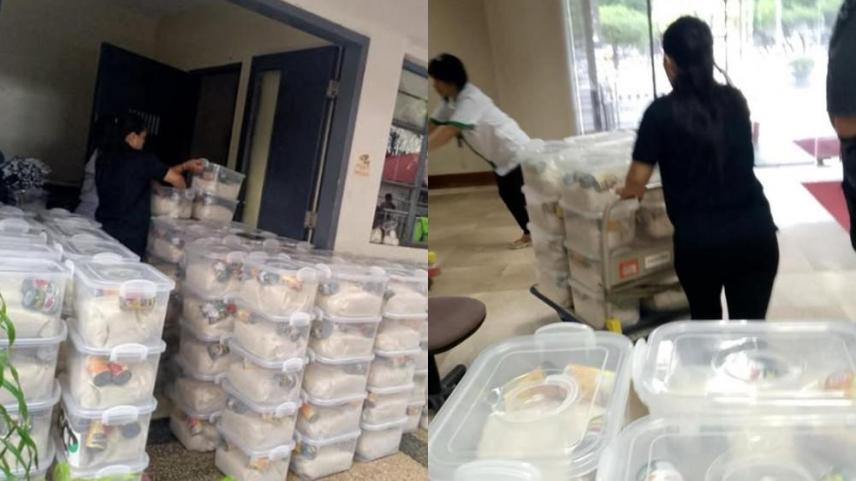 Heart Evangelista donates relief goods in Pampanga