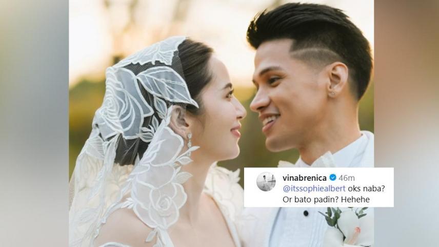 Sophie Albert and Vin Abrenica wedding anniversary