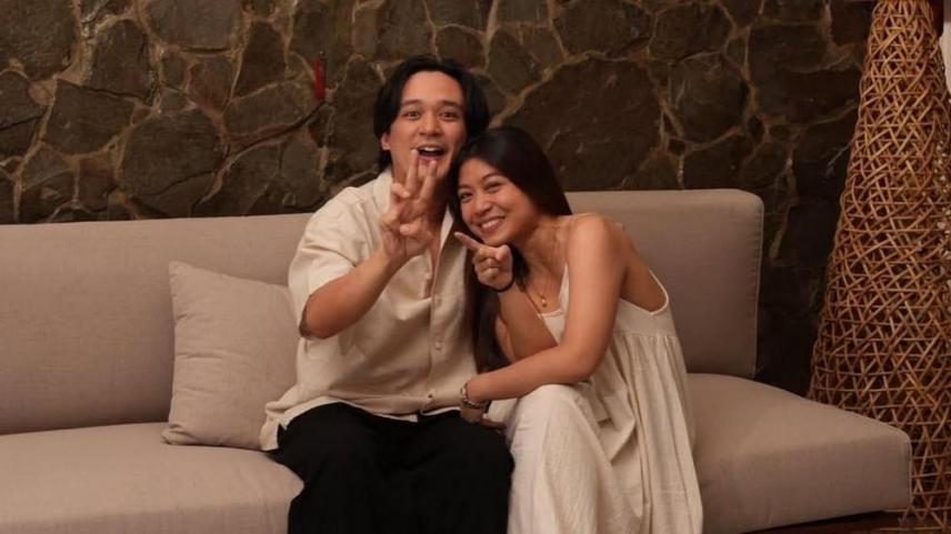 Mikoy Morales and wife Isa Garcia