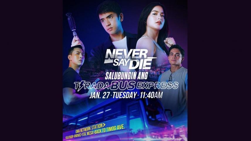 Never Say Die motorcade