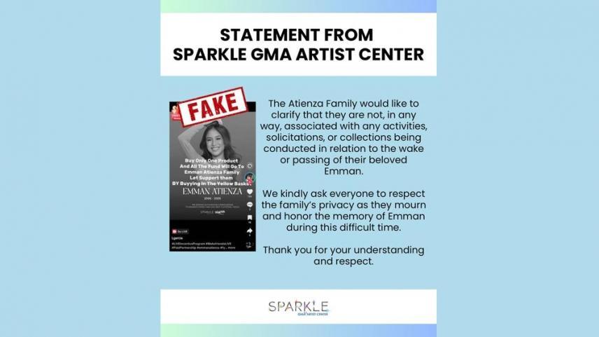Official statement of Atienza family and SparkleAtienza family at Sparkle, pinabulaanan ang kumakalat na 'fundraising' para kay Emma Atienza