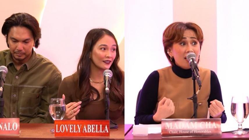 Chariz Solomon, Lovely Abella and Benj Manalo