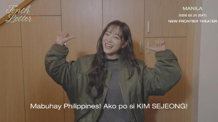 Kim Se jeong 2026 fan concert Tenth Letter in Manila