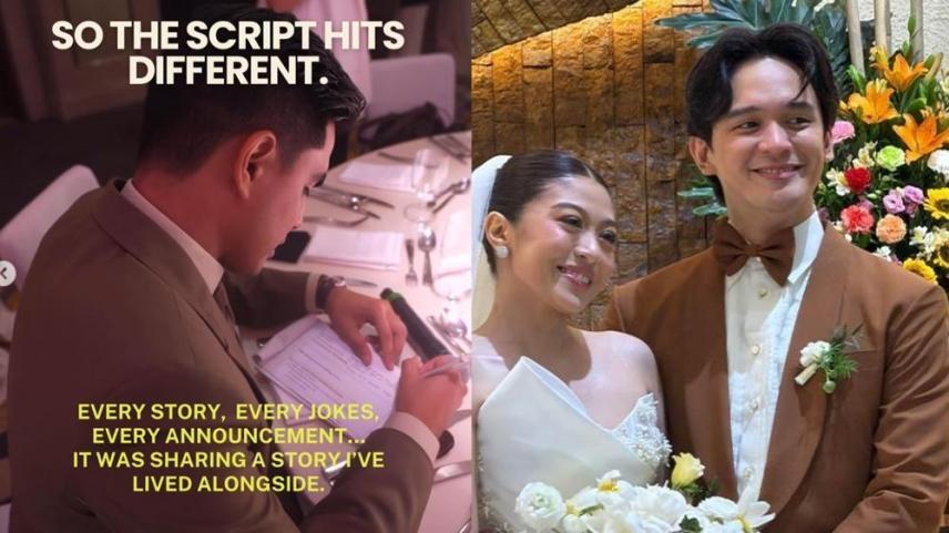 Juancho Trivino hosting Mikoy Morales wedding 
