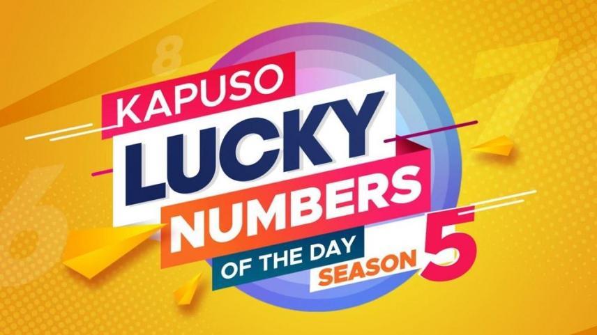 kapuso lucky numbers of the day