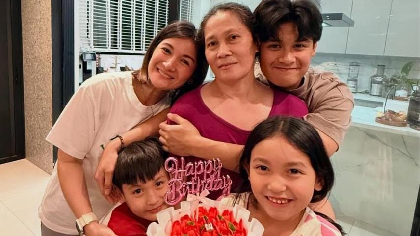 Camille Prats and family, Yaya Beng 