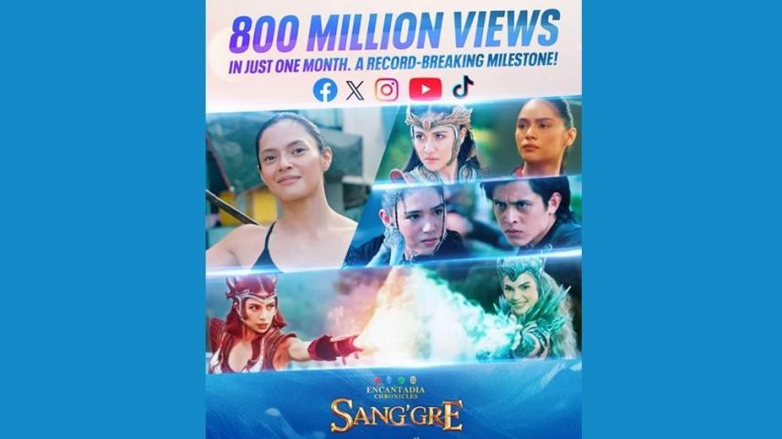 Encantadia Chronicles Sanggre reaches 800 million views