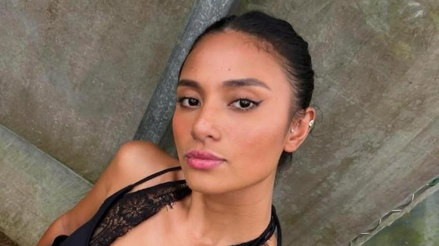 Klea Pineda behind the scenes of Taskforce Firewall