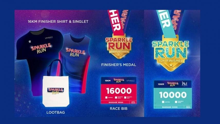 Sparkle Run 2026 medals