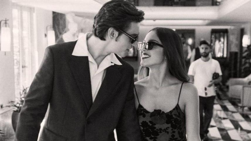 Olivia Rodrigo and Louis Partridge