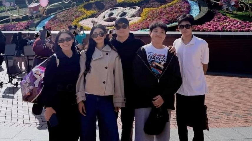 Sophia Laforteza and her family