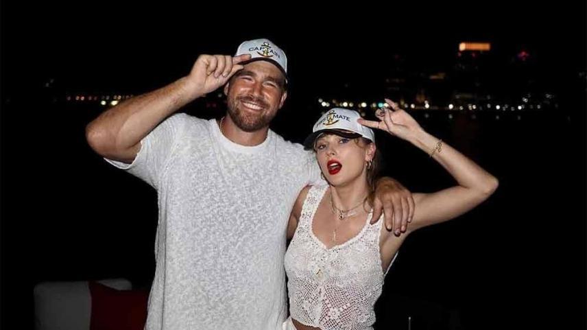 Taylor Swift and Travis Kelce