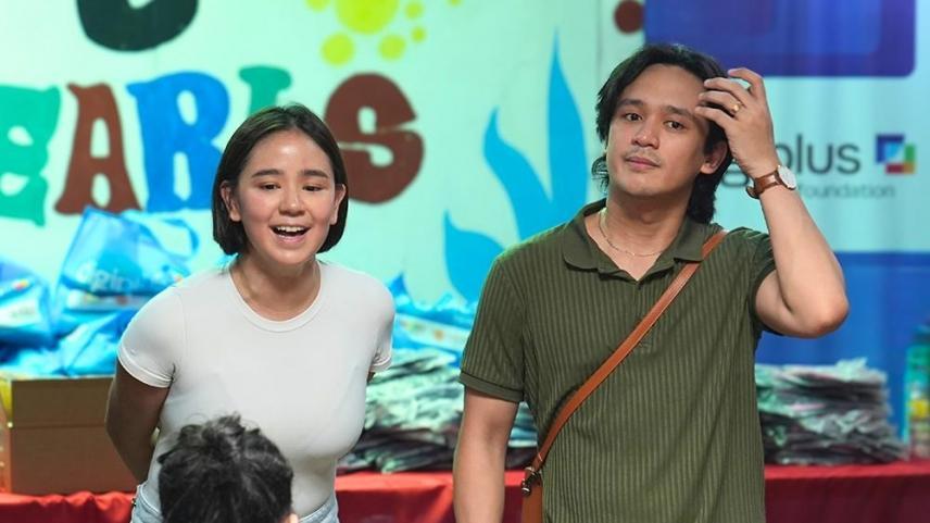 Mikee Quintos and Mikoy Morales outreach in Tondo