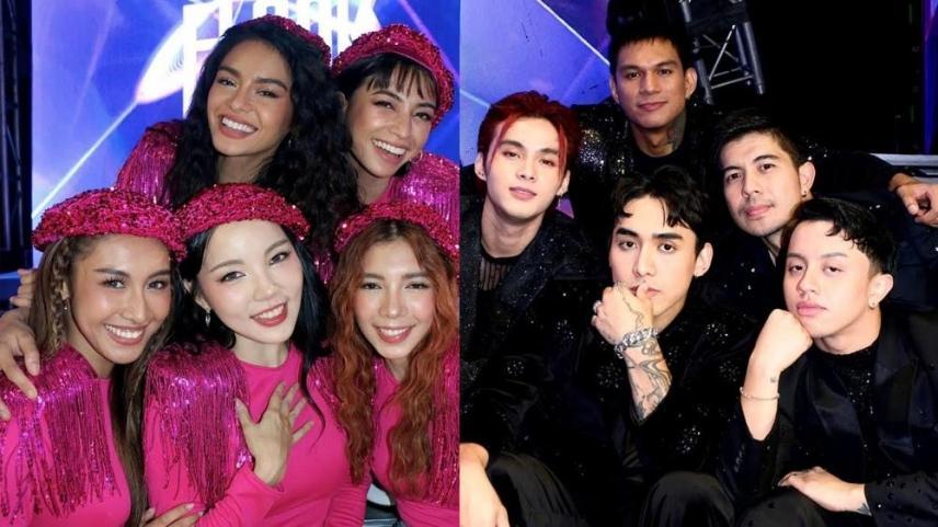 Female and male dance stars