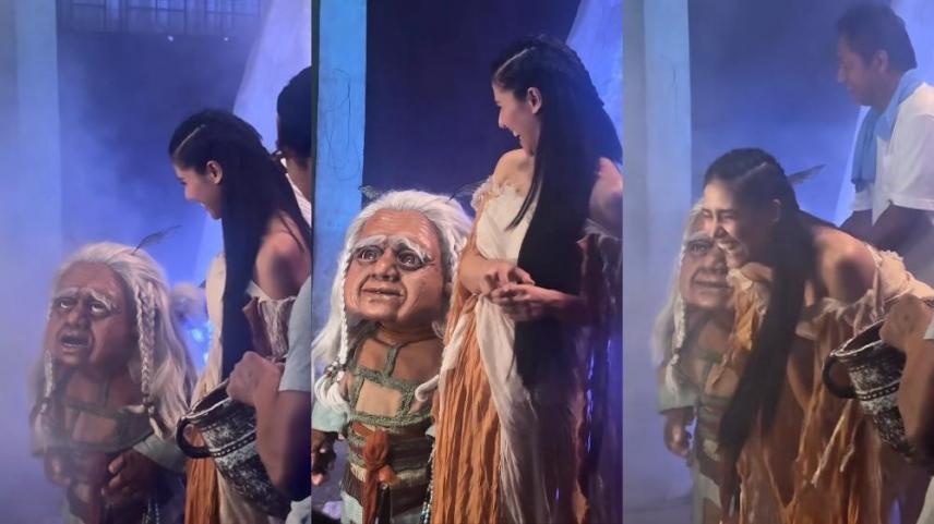 Sanggre Behind the scenes video of Sanya Lopez and Nunong Imaw