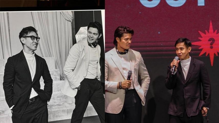 Dingdong Dantes and Direk Dominic Zapata