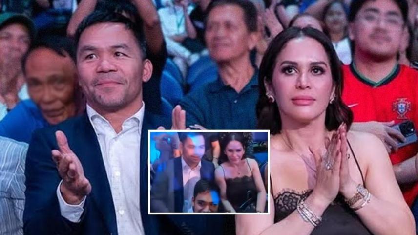 Jinkee Pacquiao at Eman Bacosa match