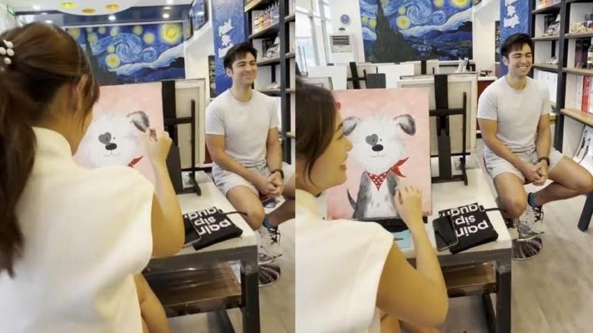 Elle Villanueva and Derrick Monasterio