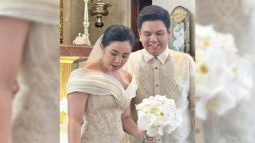 Aika Robredo wedding gown tribute to late father Jesse