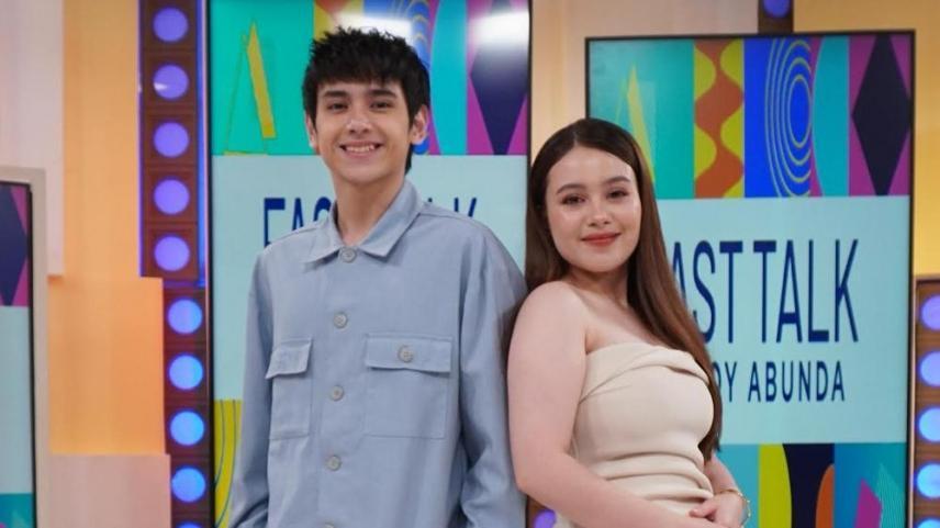 Heath Jornales Krystal Mejes in Fast Talk with Boy Abunda