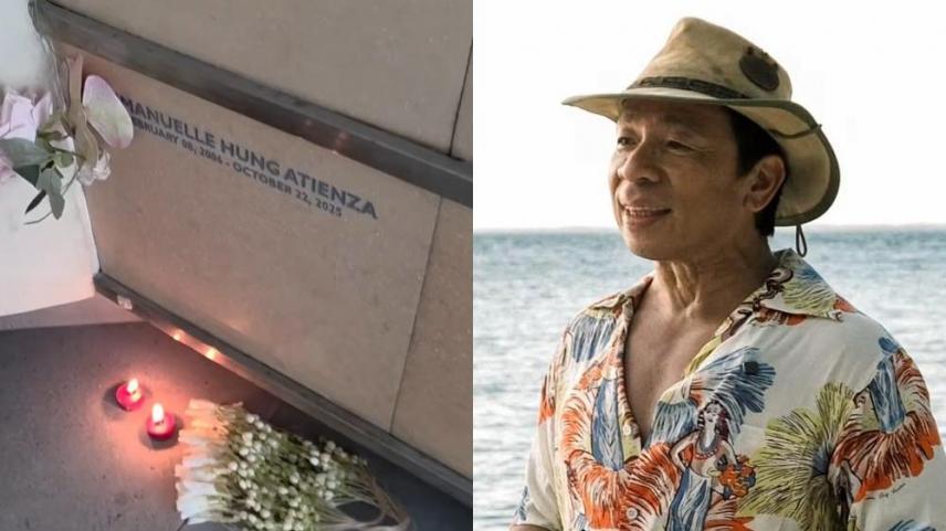 Kim Atienza and Emman grave